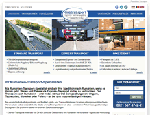 Tablet Screenshot of contransport.de
